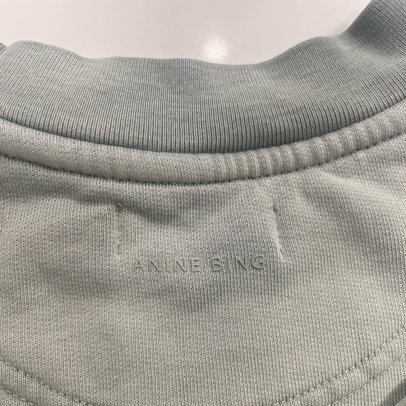 Anine Bing Mint Dallas Sweatshirt - Picture 6 of 6